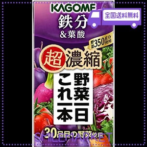 カゴメ 野菜一日これ一本超濃縮 鉄分 125ML×24本