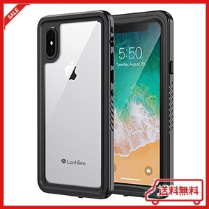 LANHIEM IPHONE X ケース IPHONEX 防水ケース IPHONE XS ケース(5.8インチ)完全防水 IP68米軍規格 FACE ID認証対応 タッチ可 耐衝撃 滑り