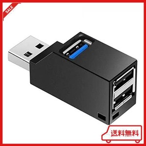 USBハブ3.0直挿3ポートUSB 3.0ポート1個拡張コンボハブ超小型バス給電USBポート高速データ転送ポータブル機能コンパクトMACBOOK/IMAC/SUR