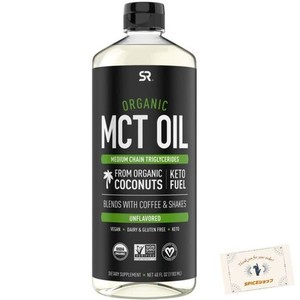 【1183ML】スポーツリサーチ オーガニック MCTオイル 有機 ココナッツ由来100% ケト&ビーガンSPORTS RESEARCH ORGANIC MCT OIL コストコ 