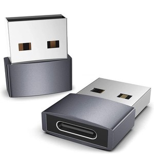 【SENINHI 】タイプC USB 変換アダプタ 超小型 TYPE-C メス TO USB-A オス TYPEC USB2.0 変換アダプター 2個セット【 対応 IPHONE SE 11 