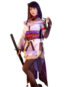 [CR ROLECOS] 原神 コスプレ 雷電将軍バアル 影 GENSHIN ゲーム コスプレ衣装 ハロウィン コスチューム イベント 仮装 撮影会 L