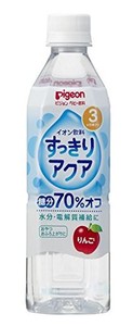 ピジョン ベビー飲料 すっきりアクア りんご味 (ペットボトル) 【子ども ジュース(飲みやすい 甘さ控えめ)】 500ML×24本