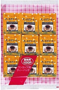 osk(オーエスケー) 業務用黒ゴマ黒豆入たんぽぽコーヒーティーパック200g(2g×100袋)アルミ袋 1 個