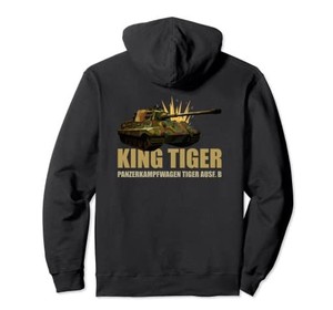 KING TIGER II PANZER TANK WW2 ドイツ軍戦車 パーカー