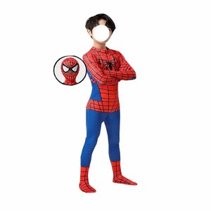 TUAHOUS] スパイダーマン コスプレ ハロウィン スパイダ 大人し スーツ 分離式 スパイダーマン マスク 子供 大人 全身タイツ