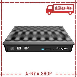actpe usb 3.0 外付けdvdバーナー ライター レコーダー cd/dvd romプレーヤー pc 光学ドライブ 外付け dvdドライブ