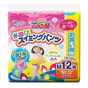 【パンツ Mサイズ】グーン スイミングパンツ (7~12KG) 女の子用 12枚