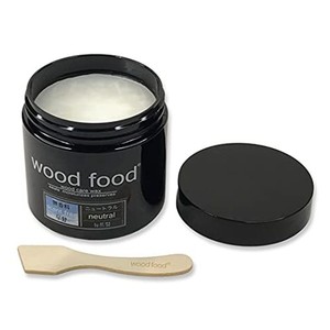 “WOOD FOOD” 天然艶出し蜜蝋ワックス (ニュートラル, 180ML)