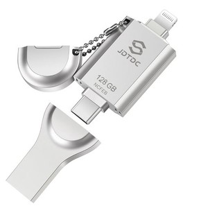 APPLE MFI 認証IPHONE USBメモリ128GB IPHONEメモリライトニング 3 IN 1 IPHONE バックアップ写真保存 アイフォン USB-Cメモリ LIGHTNING