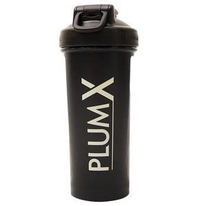PLUMX（プラムス）プロテイン シェイカー キャリーループ付き シェーカーボトル 800ML ブラック