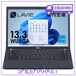 NEC LAVIE 国内生産 ノートパソコン PMX 13.3 型 CORE I5 8GB 512GB SSD OFFICE なし ブラック モバイル