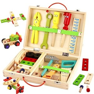 おもちゃ 男の子 女の子 工具 モンテッソーリ 子供のおもちゃ 知育玩具 2 IN 1 人気 誕生日プレゼント 男の子ランキング 大工さんセット 