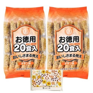 お徳用ミニラーメン チキン味 大黒食品 20食入×2袋 ひまり堂ティッシュセット