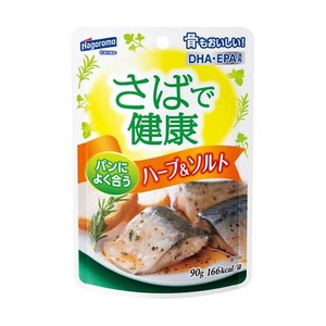 はごろも さばで健康 ハーブ&ソルト(パウチ) 90G (1422) ×12個