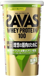 ザバス(SAVAS) ホエイプロテイン100 抹茶風味 280G 明治