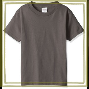 [プリントスター] 半袖 Tシャツ 5.6オンス へヴィー ウェイト Tシャツ 00085-CVT_K ボーイズ チャコール 100CM
