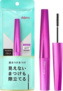 DEJAVU デジャヴュ 塗るつけまつげ 自まつげ際立てタイプ ラッシュアップ 1 ブラック マスカラ 超極細三角ブラシ フィルムタイプ