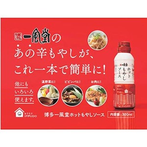 【一風堂】ホットもやしソース・秘伝のとんこつダシ 各1本セット おうちでIPPUDO もやし炒め ドレッシング きゅうり ラーメンスープ 博多