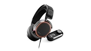 steelseries ゲーミングヘッドセット ハイレゾ対応 密閉型 + usb dac(デジタル/アナログ変換) オーディオシステム 有線 arctis pro + gam