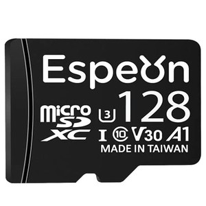  ESPEON 128GB MICROSDXCカード UHS-I U3 A1 V30 4K ULTRA HD CLASS10 - 最大読出速度95MB/S、SDアダプター付 - ESPMSD128