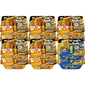 【セット商品】マルちゃん ごつ盛り焼きそば アソートセット(ソース10個 塩2個 計12個)