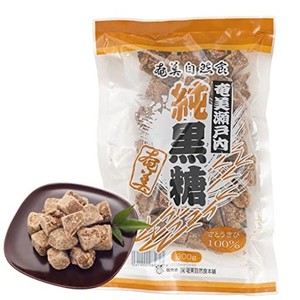 奄美自然食本舗 奄美瀬戸内 純黒糖 300G 【ひとくちサイズ】奄美大島産 さとうきび100％ ミネラル ブロック