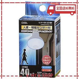 led電球 レフランプ形 e17 40形相当 人感・明暗センサー付 昼光色_ldr4d-w/s-e17 9 06-3414