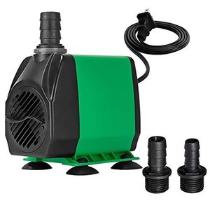 YOKGRASS 水中ポンプ 吐出量3000L/H 超静 音調整可能 ウォーター ポンプ 3M 高揚力付き 循環ポンプ 噴水 ポンプ 1.5 M 電源 コード付き 3