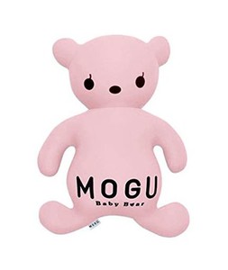 MOGU(モグ) ビーズクッション キャラクター ピンク 熊 パステルベビーベア (全長約50？)