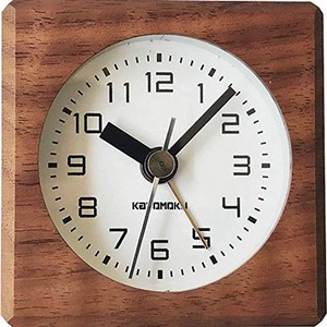 KATOMOKU ALARM CLOCK 7 ウォールナット KM-100WA 目覚まし時計