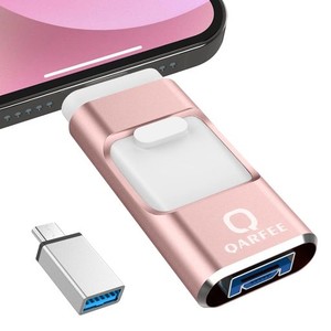 【専用アプリ不要 2024年新年初売り】４IN1 IPHONE対応 USBメモリ 128GB アプリ不要 高速 バックアップ IPAD対応 USBメモリー 写真保存 