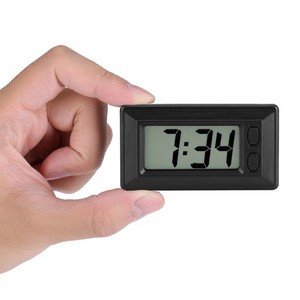 LCDデスククロックダッシュボードクロックデジタルテーブルカーダッシュボードデスク電子時計日付時刻カレンダーディスプレイ電子時計 LE
