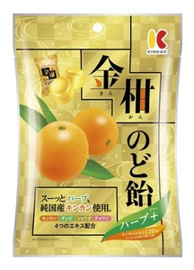 キンカン キンカンの金柑のど飴ハーブプラス 80G ×6個