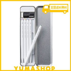 コクヨ シャープペン 鉛筆シャープ リサーレ 缶ペンケース 限定セット 白 PS-PE100-L4