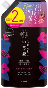 いち髪 【なめらかスムースケア】 コンディショナー 大容量 詰め替え用 660G | ヘアケア ダメージケア メンズ レディース