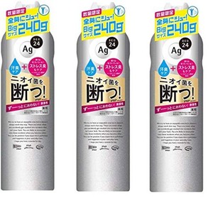 【限定BIG3本】資生堂AGエージーデオ24 パウダースプレー(無香性)XL 240G×3本