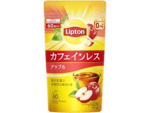 [ホワイトデー] リプトン紅茶 アップルカフェインレスティー 60袋入 デカフェ・ノンカフェイン ティーバッグ