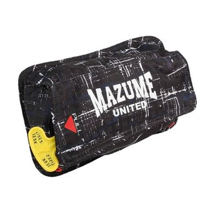 MAZUME インフレータブルポーチ(ウエストバッグ取付用)MZLJ-776 ブラックカスリ 浮力7.5KG