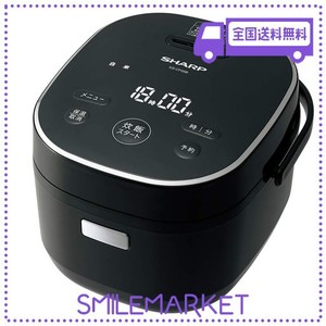 シャープ 炊飯器 3合 一人暮らし マイコン パン調理機能 ブラック KSCF05BB KS-CF05B-B