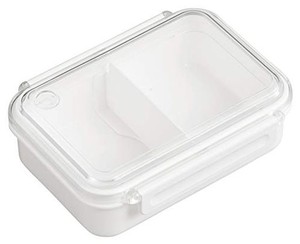 OSK(オーエスケー) まるごと冷凍弁当 ホワイト 500ML 日本製 仕切り付 食洗機 電子レンジ対応 シンプル おしゃれ 保存容器 時短 男女兼用