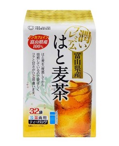 つぼ市製茶本舗 つぼ市 富山県産はと麦茶ティーバッグ 4G×32P