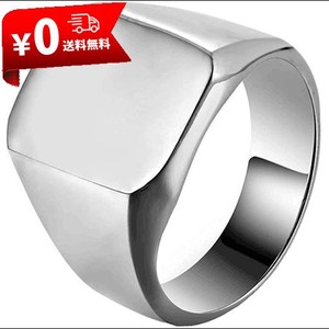 人気 印台指輪 メンズ指輪 ステンレスリング シンプル (13号 - 27号) (24)