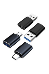 YFFSFDC USB TYPE-C 変換アダプタ 4個セット USB 変換アダプタ タイプ C TO USB 3.0 変換 10GBPS高速データ転送 小型 充電対応 OTG対応 