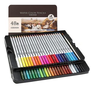 色鉛筆 48色 水彩 色鉛筆 収納ケース付き LKD-05