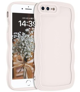 GUAGUA IPHONE 7PLUS ケース IPHONE 8PLUS ケースIPHONE7/8 PLUS カバー TPU ウェーブ 可愛い 韓国 おしゃれ 人気 ソフト バンパー 耐衝