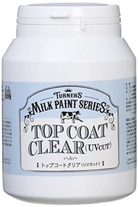 ターナー色彩 メディウム ミルクペイント トップコートクリア(uvカット) mk450105 450ml