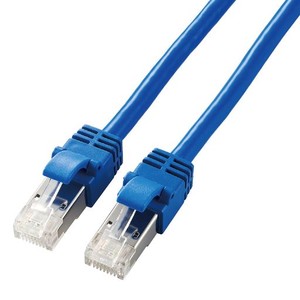 エレコム LANケーブル CAT7 2M 爪折れ防止コネクタ やわらか ブルー LD-TWSY/BU2