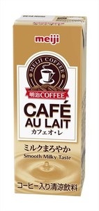 明治 液体 COFFEE カフェ・オ・レ 200ML [紙パック 飲料 ドリンク 飲み物 常温保存] ×24本