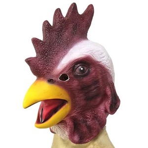 ENERGYPOWER ハロウィン・パーティー用マスク ニワトリ 恐怖チキン男 超リアルフルフェイスマスク かわいいです！ 爆笑 ファンシー 鶏 鳥